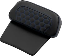 Saddlemen Chopped Tour Pak Pad - Honeycomb - Blue Stitching - FLH/FLT '14-'24