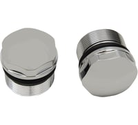 Drag specialties Fork Tube Cap - Chrome - 39 mm