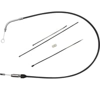 Drag specialties Clutch Cable - Upper - 39" - Black/Chrome