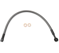 Magnum shielding Brake Line - 10mm-Straight - 17" - Black Pearl