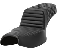 Saddlemen Step-Up Seat - Front Tuck-n-Roll/Rear Lattice Stitch - Extended Reach - Challenger '20-'24
