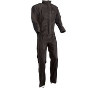 Z1R Women's 2 Piece Rainsuit Black 