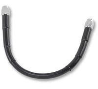 Drag specialties Universal Brake Line - Black - 10"