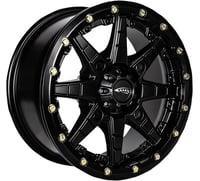 Ams Roll'n 106 Wheel - Front/Rear - Black - 14x7 - 4/137 - 5+2