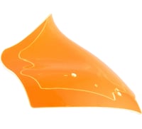 Klock werks Kolor Flare™ Windshield - 10" - Orange Ice - FLTR