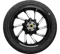 Coastal moto Hurricane Rear Wheel - Black Cut (18") | Dunlop Tire (180/55B18)
