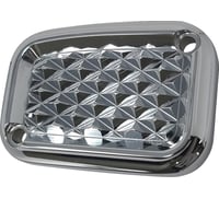 Covingtons Master Cylinder Lid - Brake - Front - Diamondback - Chrome
