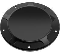 La choppers County Line Derby Cover Derby Cover - M8 Softail - Black