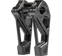 Kodlin usa Risers - Fastback - Includes Clamp - 6" - Black