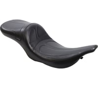 Le pera Maverick Daddy Long Legs Seat - Black - Stitched - FLT/FLHT '97-'01