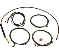 La choppers Cable Kit - Stock Handlebars - Midnight
