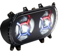 Custom dynamics ProGLOW™ Headlight - Black - Road Glide