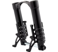 Arlen ness Fork Legs - 49 mm - Black Anodized - For Custom Radial Mount Brake Caliper