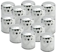 S&s cycle Oil Filter - Chrome - 12-Pack