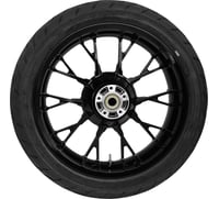 Coastal moto Marlin Rear Wheel - Solid Black (18") | Dunlop Tire (180/55B18)