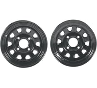 Itp Delta Steel Wheel - Front/Rear - Black - 14x7 - 4/137 - 4+3