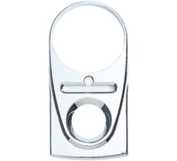 Joker machine Tear Drop Upper Dash Cover - Smooth - Chrome