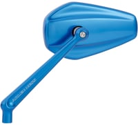 Arlen ness Mirror - Mini/Stocker - Side View - Hexagon - Blue - Right