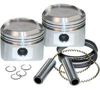 S&s cycle Piston Kit - for 89" Stroker Kits & Super Stock® Heads - 3.5" - Standard