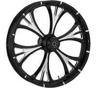 Rc components Wheel - Majestic Eclipse - Front - Dual Disc/with ABS - Black Eclipse - 21x3.5 - '14-'23 FLT