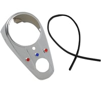 Drag specialties Three-Light Dash Cover - Chrome
