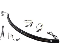 Custom dynamics Windshield Trim - Sequential Turn Signals - Black