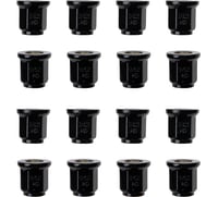 Itp Lug Nut - Black - 12 mm