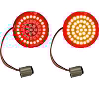 Custom dynamics LED Rear Turn Signal Insert - Red - 1157