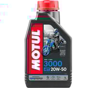 Motul 3000 Mineral 4T Engine Oil - 20W-50 1L