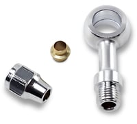 Drag specialties Banjo Fitting - 7/16" - Straight