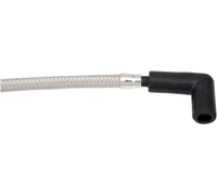 Magnum shielding Spark Plug Wires - Polished Stainless - Softail
