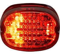 Custom dynamics Taillight w/ Integrated Turn Signal - No Window - Red Lens