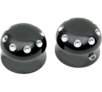Covingtons Axle Cap - Front - Dimpled - Black