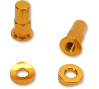 No toil Rim Lock Nut/Spacer - Kit - Gold