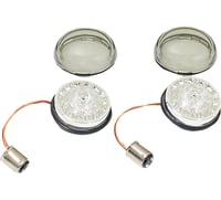 Custom dynamics Turn Signal Insert - Red/Smoke