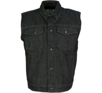 Z1R Denim Vest Black