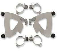 Memphis shades Road Warrior Mounting Kit - Polished - FXDWG