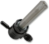 Golan products "Click-Slick" Fuel Petcock - 6-AN - Black - 22mm