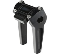 Thrashin supply co. Risers - Straight - 6" - Gauge Cutout - Black