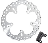 Arlen ness Jagged Left Brake Rotor - 13"