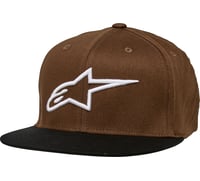 Alpinestars Ageless Flat Bill Hat Brown/Black 