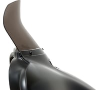 Memphis shades Spoiler Windshield - 8-1/2" - Smoke - FLH