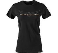 Factory Effex Women's Goldwing Sketched T Shirt Black 