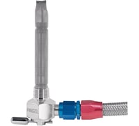 Pingel Fuel Valve - Chrome-Plated - 6AN - 3/8" NPT