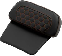 Saddlemen Chopped Tour Pak Pad - Honeycomb - Orange Stitching - FLH/FLT '14-'24