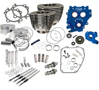 S&s cycle 110" Power Package Performance Kit - Gear Drive - Black