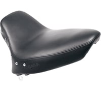 Saddlemen Seat - Renegade™ Solo - Smooth - Studded - Black - Softail