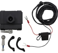 Ciro Premium Holder W/Charger - 1.25" Black Bar Mount