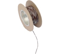 Namz 100' Wire Spool - 18 Gauge - Brown/White