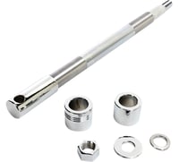 Drag specialties Axle Kit - Front - Chrome - '00-'06 FXST